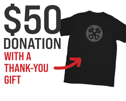 $50 Donation With Thank-You Gift - Black