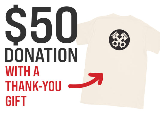 $50 Donation With Thank-You Gift - Natural